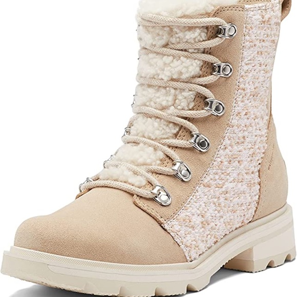 Sorel Shoes New Sorel Lennox Lace Up Cozy Boots Waterproof Suede